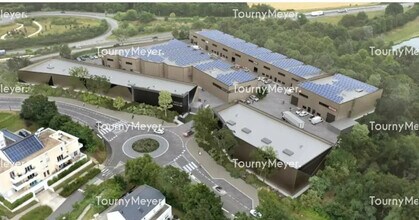 Carquefou, LA - Vue aérienne  vue de carte