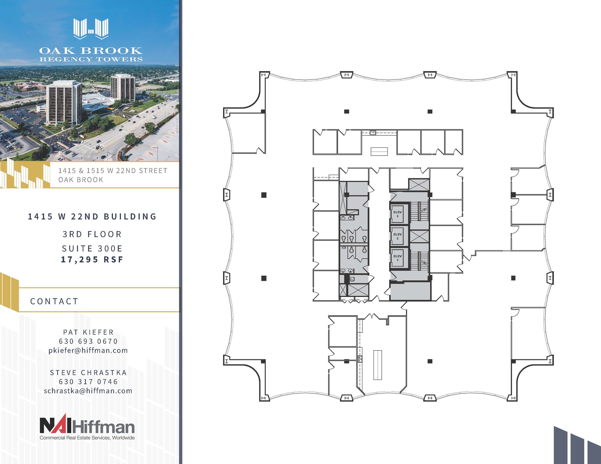 1415 W 22nd St, Oak Brook, IL à louer Plan d’étage– Image 1 sur 1