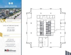 1415 W 22nd St, Oak Brook, IL à louer Plan d’étage– Image 1 sur 1