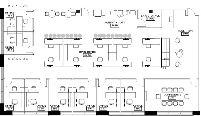 3960 Dallas Pky, Plano, TX à louer Plan d’étage– Image 1 sur 1