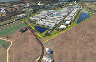 American Way, Grenada, MS - Vue aérienne  vue de carte - Image1