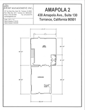 438 Amapola Ave, Torrance, CA à louer Plan d’étage– Image 1 sur 1