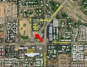 2478 N Desert Links Dr, Tucson, AZ - VUE AÉRIENNE  vue de carte