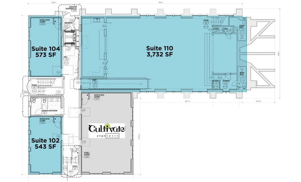 16300-16306 Detroit Ave, Cleveland, OH à louer Plan d’étage– Image 1 sur 1