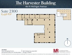 180 N Michigan Ave, Chicago, IL à louer Plan d’étage– Image 1 sur 12