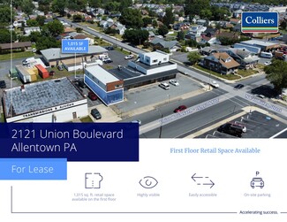 Plus de détails pour 2121-2129 Union Blvd, Allentown, PA - Local commercial à louer