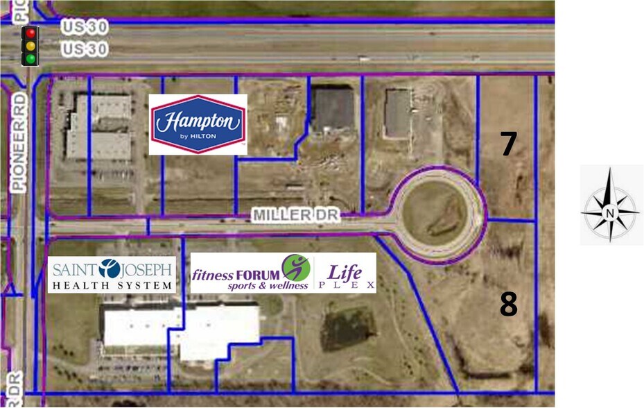 Miller, Plymouth, IN à vendre - Aérien – Image 2 sur 2