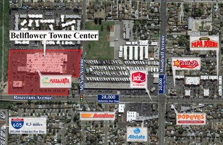 Plus de détails pour 10400-10408 Rosecrans Ave, Bellflower, CA - Local commercial à louer