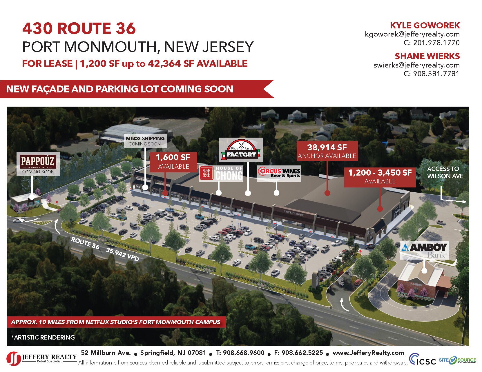 430 State Hwy Rte 36, Middletown, NJ à louer Photo de l’immeuble– Image 1 sur 12