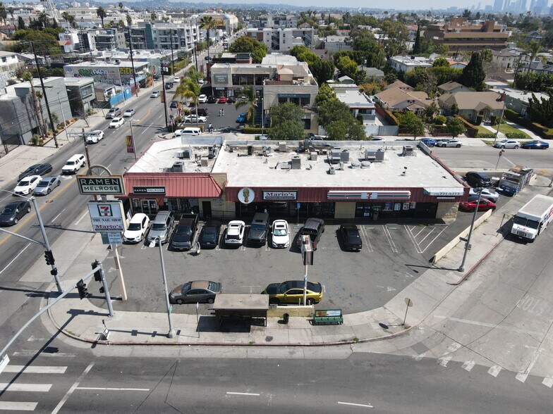 5782-5788 1/2 Melrose Ave, Los Angeles, CA à vendre - Aérien – Image 2 sur 3