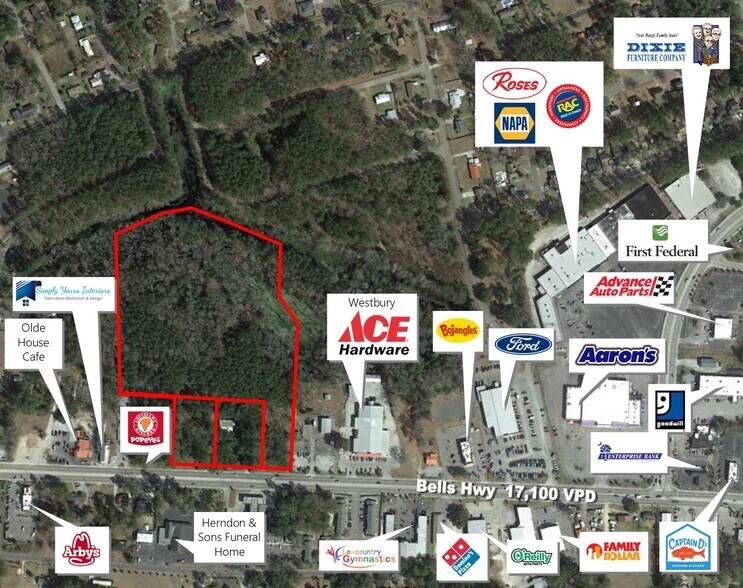 1160 Bells Hwy, Walterboro, SC à vendre - Photo de l’immeuble – Image 2 sur 4