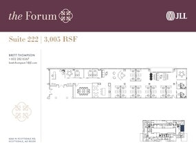 6263 N Scottsdale Rd, Scottsdale, AZ à louer Plan d’étage– Image 1 sur 1