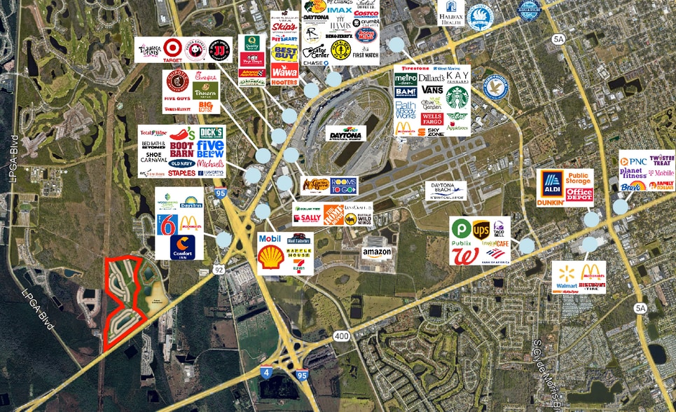 3170 International Speedway Boulevard, Daytona Beach, FL à vendre - Aérien – Image 2 sur 2