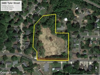 Plus de détails pour 2480 Tyler St, Conway, AR - Terrain à vendre