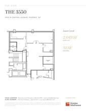 3550 N Central Ave, Phoenix, AZ à louer Plan d’étage– Image 1 sur 1