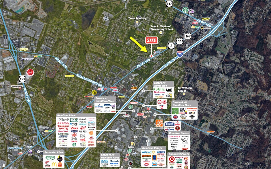 7307 Lee Hwy, Chattanooga, TN à vendre - Photo de l’immeuble – Image 2 sur 5