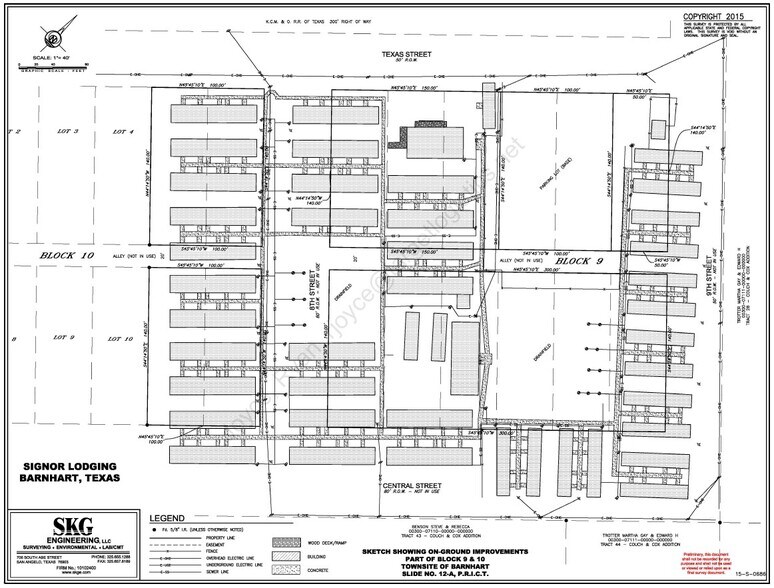 828 Texas, Barnhart, TX à vendre - Plan de site – Image 2 sur 3