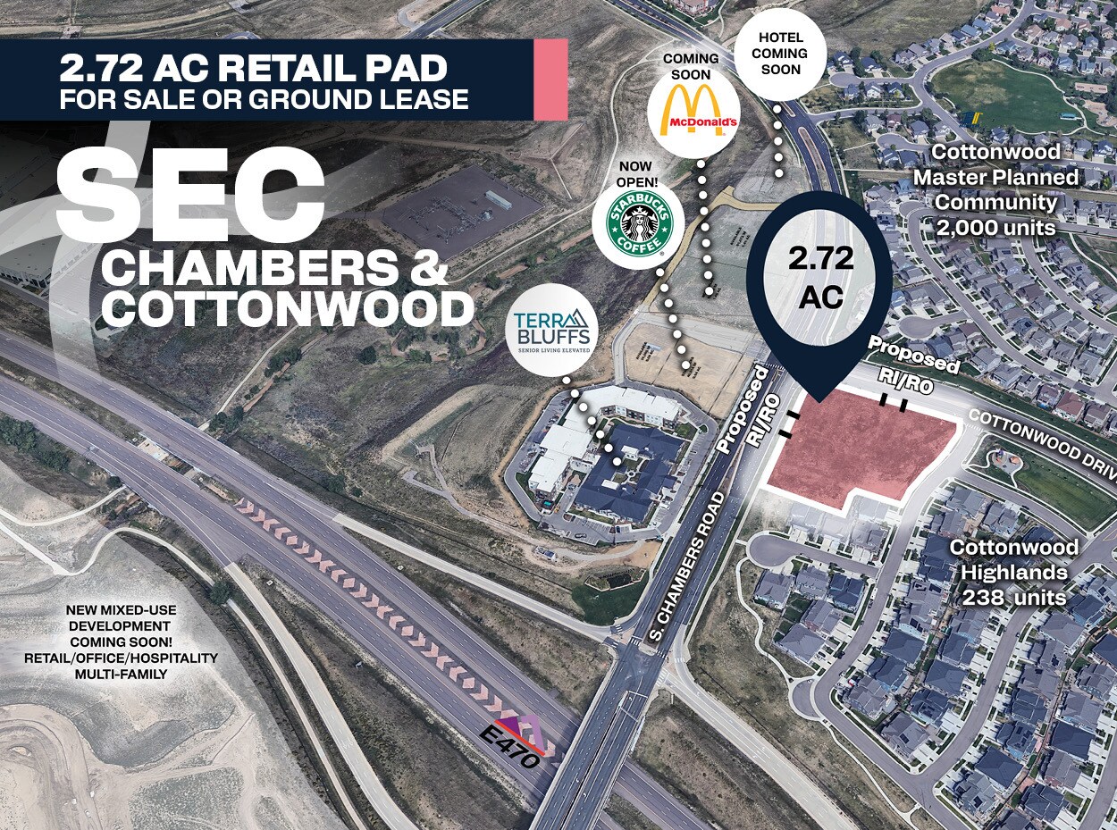 SEC of S. Chambers Rd & E. Cottonwood dr, Parker, CO à louer Photo principale– Image 1 sur 6