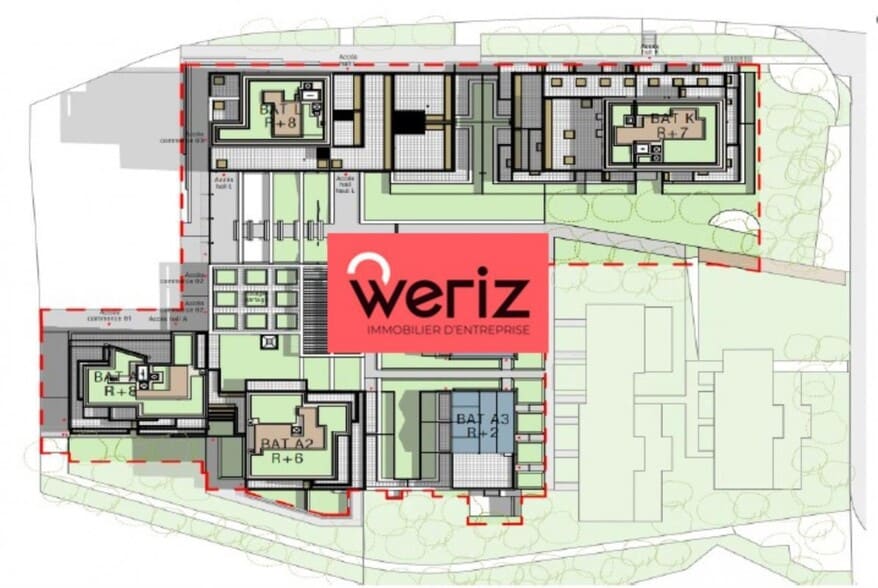 Bureau dans Marseille à vendre - Plan de site – Image 2 sur 11