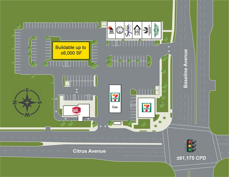 16120-16138 Baseline Ave, Fontana, CA à louer - Photo de l’immeuble – Image 2 sur 6