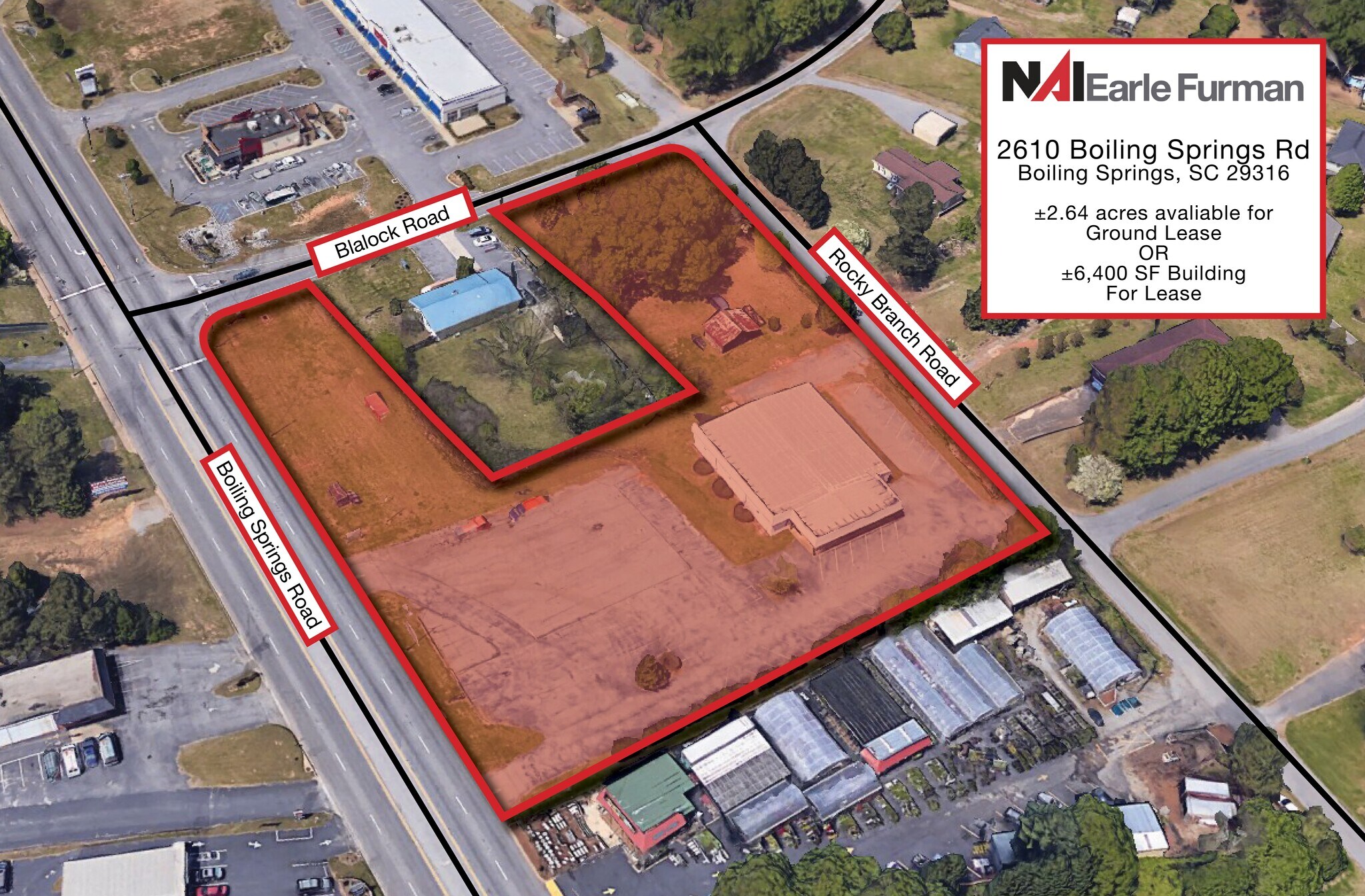 2610 Boiling Springs Rd, Boiling Springs, SC à louer Photo principale– Image 1 sur 4