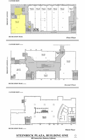 685 Cannery Row, Monterey, CA à louer - Plan d’étage – Image 2 sur 7