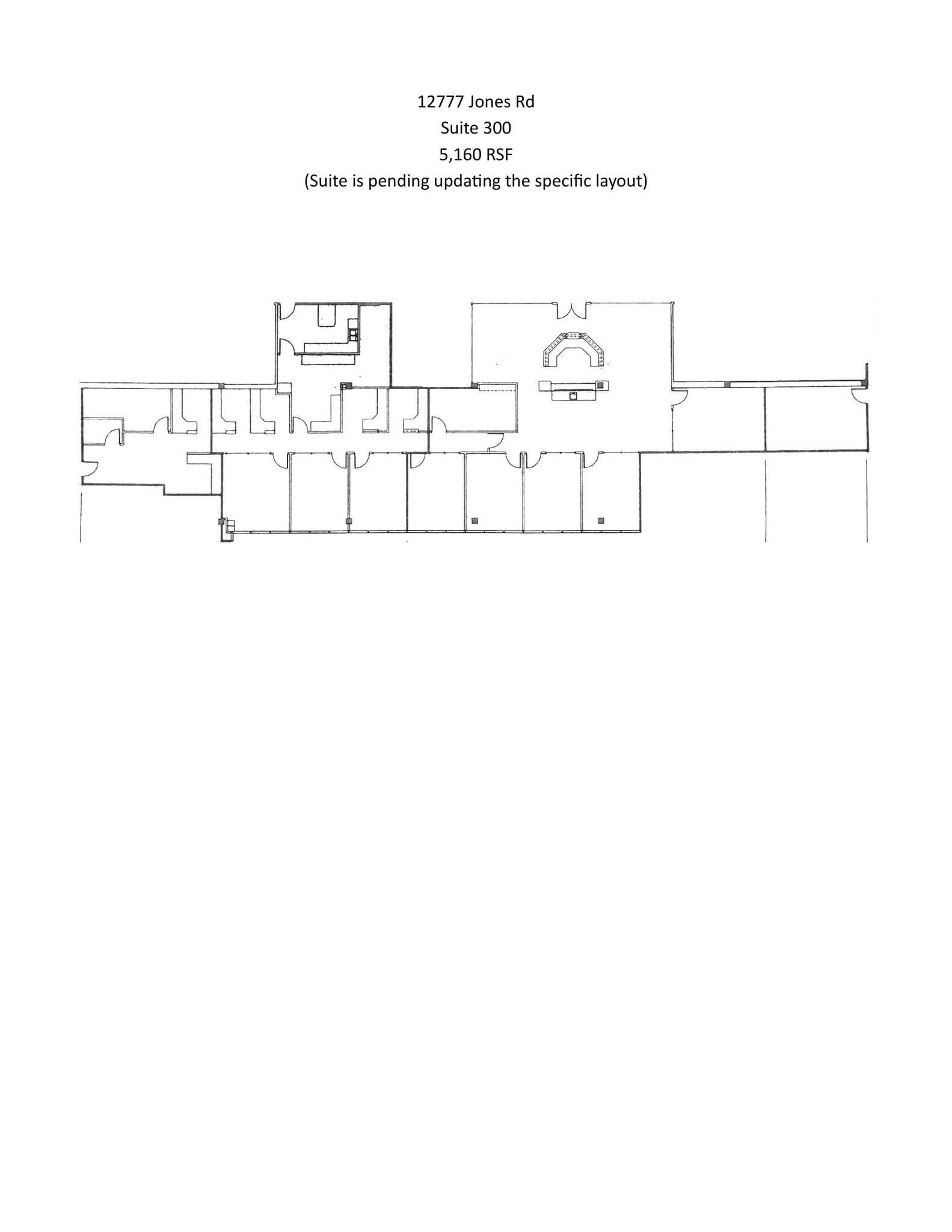 12777 Jones Rd, Houston, TX à louer Plan de site– Image 1 sur 1