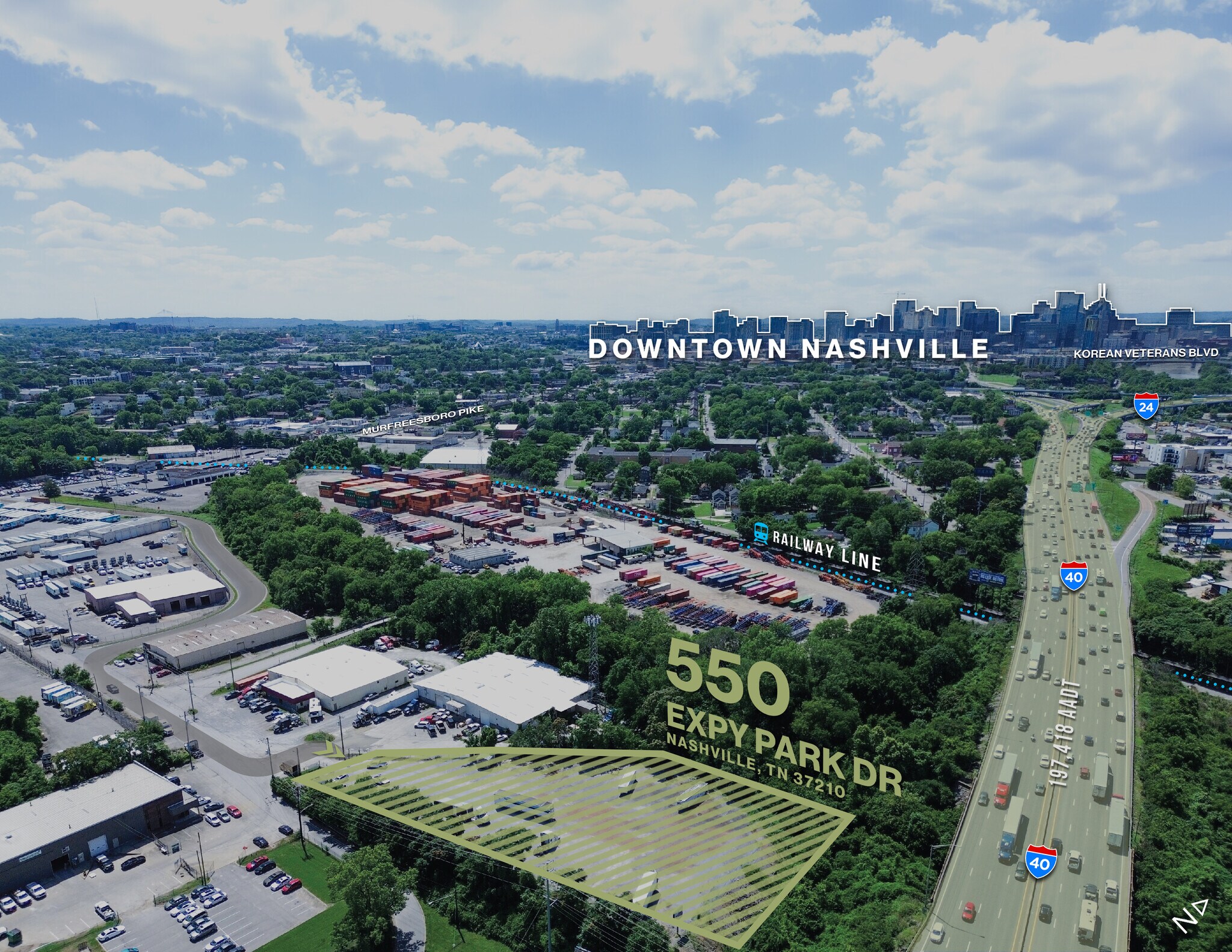 550 Expressway Park Dr, Nashville, TN à vendre Photo principale– Image 1 sur 5