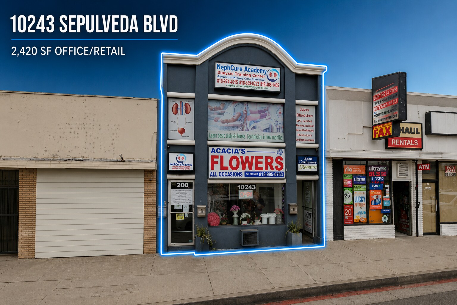 10243 Sepulveda Blvd, Mission Hills, CA à vendre Photo de l’immeuble– Image 1 sur 8
