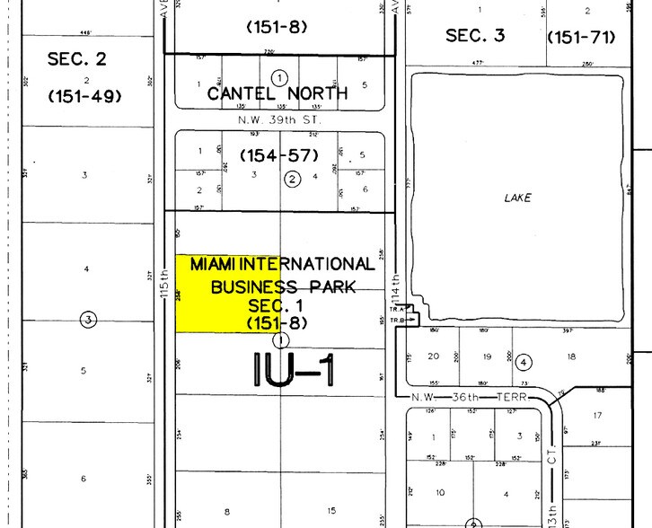 3705 NW 115th Ave, Doral, FL à louer - Plan cadastral – Image 3 sur 3