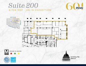 601 Pennsylvania Ave NW, Washington, DC à louer Plan d’étage– Image 1 sur 1