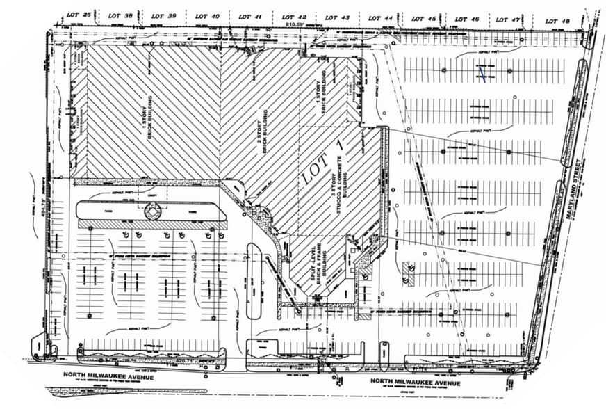 9333 N Milwaukee Ave, Niles, IL à louer - Plan de site – Image 2 sur 2
