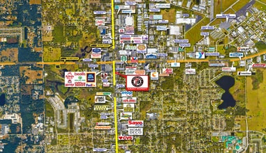 1403 N Woodland Blvd, Deland, FL - Vue aérienne vue de carte - Image1