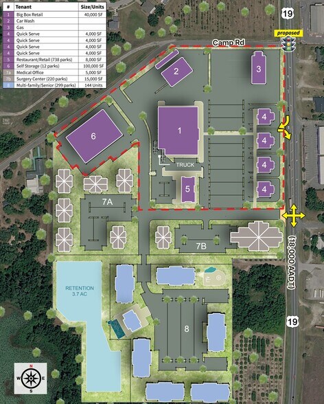 29601 Florida 19, Tavares, FL à louer - Plan de site – Image 1 sur 1
