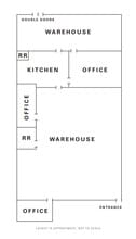 3300-3328 Garfield Ave, Commerce, CA à louer Plan d’étage– Image 2 sur 2