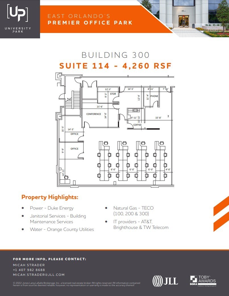 3452 Lake Lynda Dr, Orlando, FL à louer Plan d’étage– Image 1 sur 1