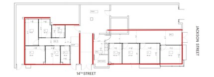 1401 Jackson St, Oakland, CA à louer Plan de site– Image 2 sur 2