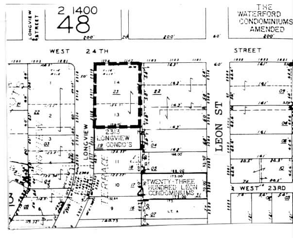 1111 24th St W, Austin, TX à louer - Plan cadastral – Image 3 sur 6