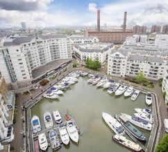 Chelsea Harbour, Londres, LND - VUE AÉRIENNE  vue de carte