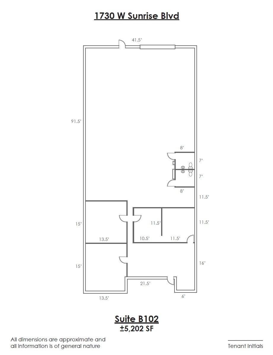 1730 W Sunrise Blvd, Gilbert, AZ à louer Plan d’étage– Image 1 sur 1