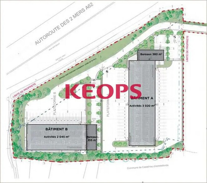 Local d’activités dans Bouloc à louer - Plan d’étage – Image 3 sur 11