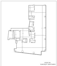 5140 Yonge St, Toronto, ON à louer Plan d’étage– Image 1 sur 1