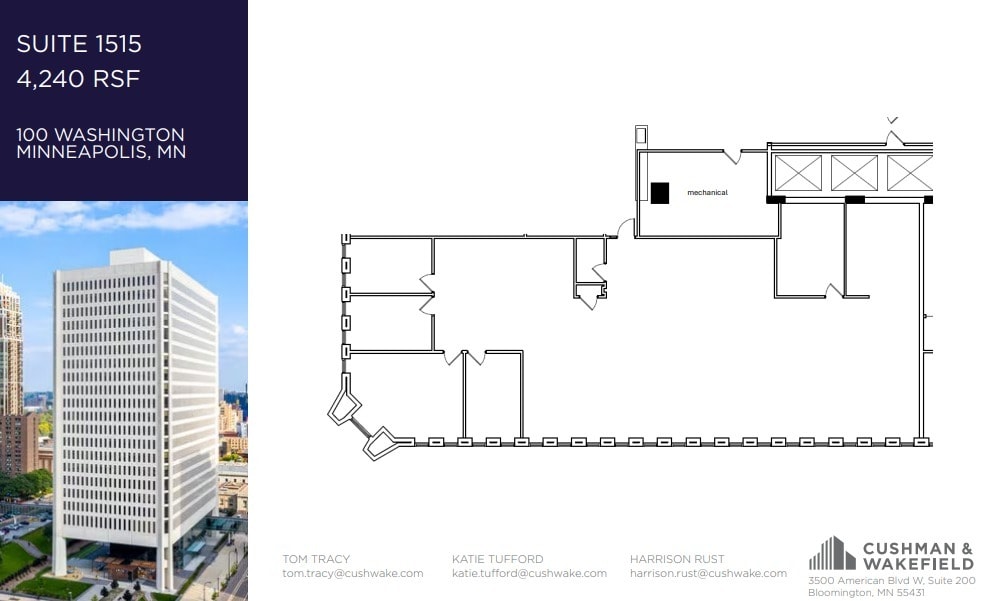 100 Washington Ave S, Minneapolis, MN à louer Plan d’étage– Image 1 sur 1