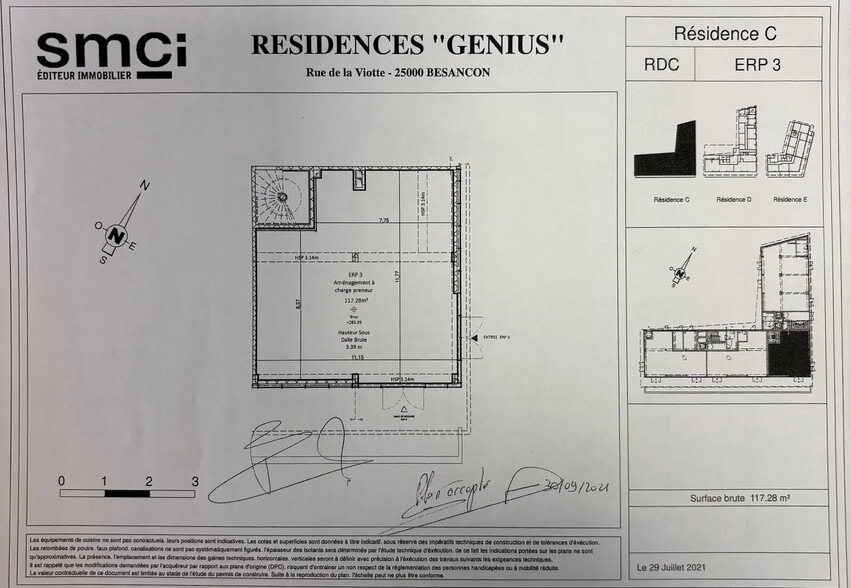 Bureau dans Besançon à vendre - Plan d’étage – Image 3 sur 3