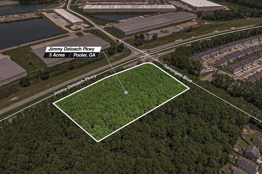 0 Jimmy DeLoach Pky, Pooler, GA à vendre - Aérien – Image 2 sur 8