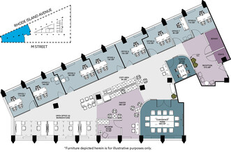 1730 Rhode Island Ave NW, Washington, DC à louer Plan d’étage– Image 2 sur 2