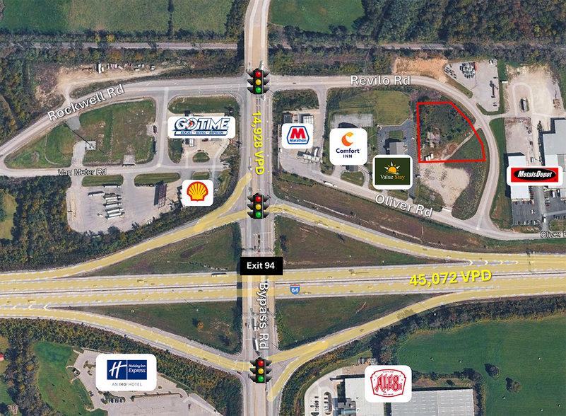 4875 Revilo Rd, Winchester, KY à vendre - Aérien – Image 2 sur 3