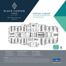 10851 N Black Canyon Hwy, Phoenix, AZ à louer Plan d’étage– Image 2 sur 2