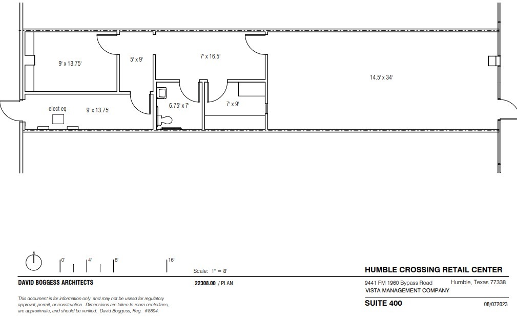 9441-9451 FM 1960 W, Humble, TX à louer Plan d’étage– Image 1 sur 1