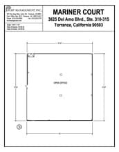 3625 Del Amo Blvd, Torrance, CA à louer Plan d’étage– Image 1 sur 2